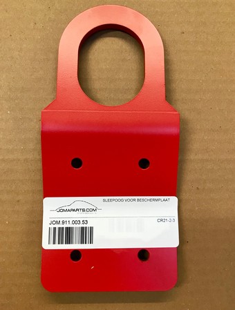 TOW HOOK RED FOR ALLOY PROTECTION PLATE FUEL TANK 911